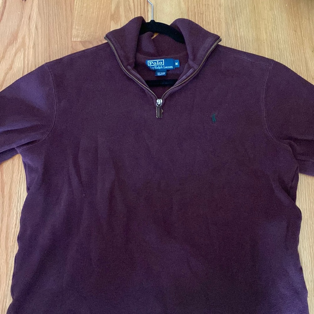 Polo Ralph Lauren Sweater in Maroon and Green Mens M